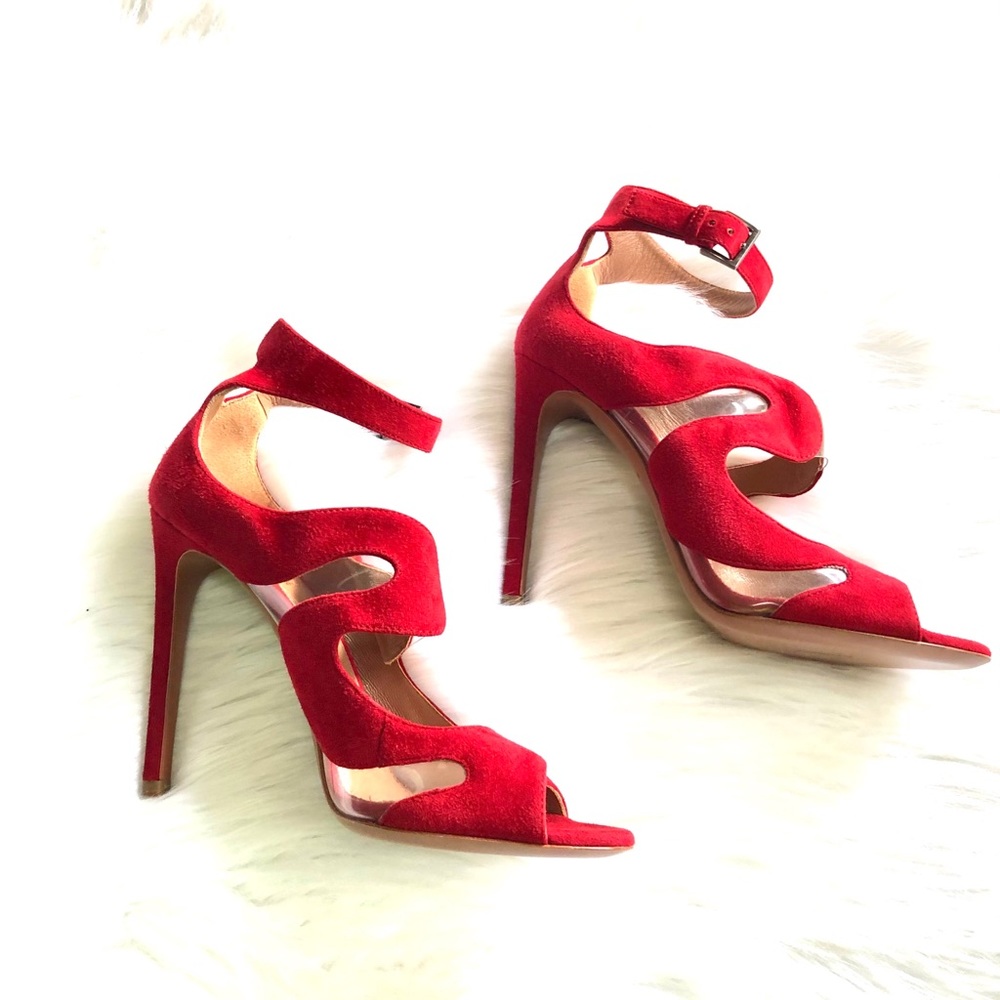 Alaia Suede PVC Sandals - Picture 4 of 10